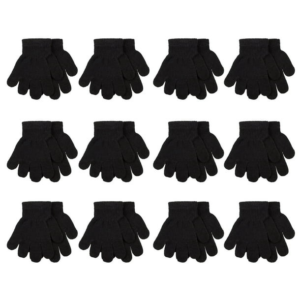 Gelante Toddler//Children Winter Knitted Magic Gloves Wholesale Lot 6-12 Pairs